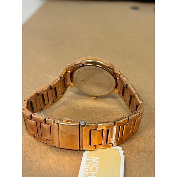 Michael Kors Gabbi MK3961 Women's Rose Gold Tone Stainless Crystal Watch - Picture 5 of 5